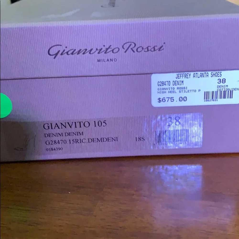 Gianvito Rossi Blue Heels - Picture 3 of 3